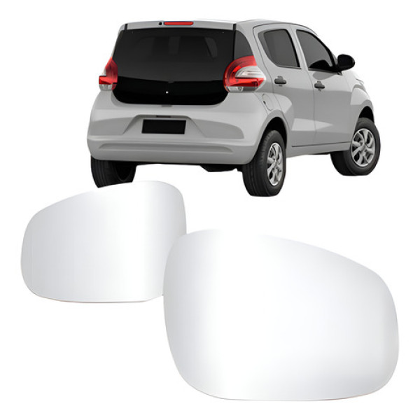 Par Lente Retrovisor Mobi 2015 2016 2017