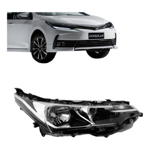 Farol Corolla Xei 18/2019 Elétrico Com Motor Com Led Oferta