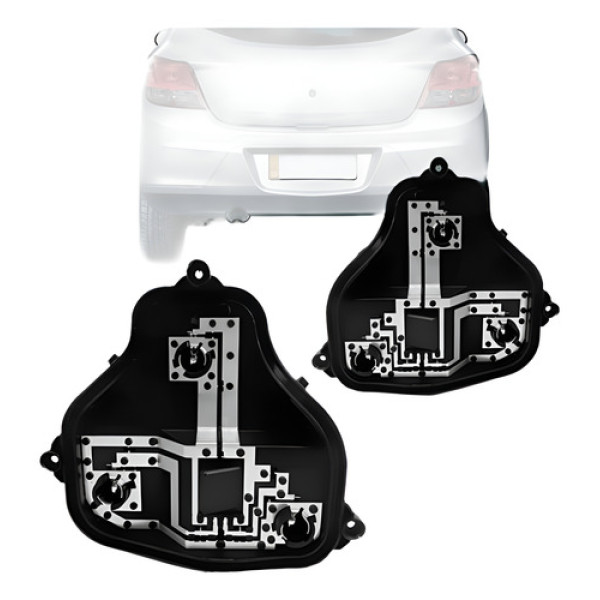 Circuito Da  Lanterna Traseira Onix 2013 2014 2015  2016