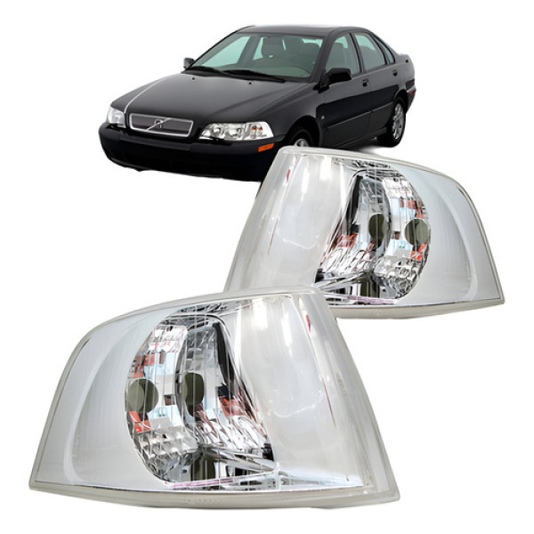 Par Pisca Seta Volvo S40 2002 A 2004 Cristal