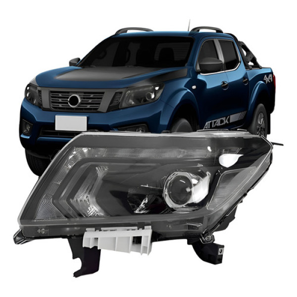 Farol Frontier Attack Máscara Negra Manual 2017/2019 S/led Esquerdo/motorista