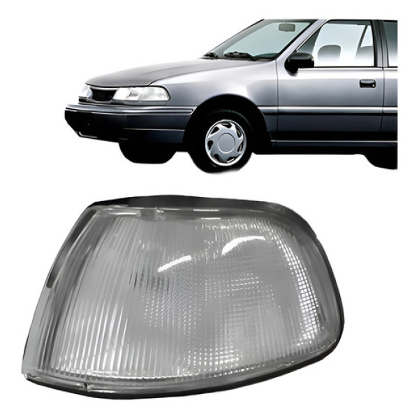 Pisca Seta Lanterna Dianteira Excel 1992-1995 - Cristal Esquerdo