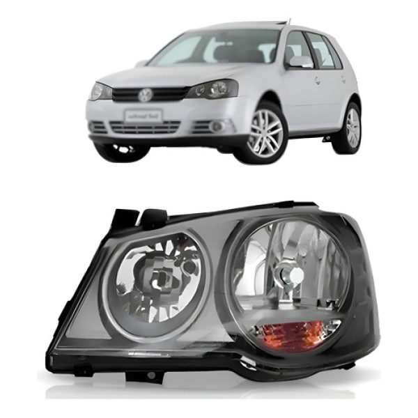 Farol Golf 2008 2009 2010 2011 2012 2014 Cronomix Esquerdo Esquerdo/motorista