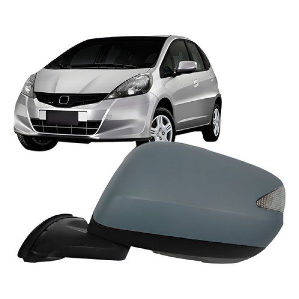 Retrovisor Eletrico Retratil Fit Com Pisca 2009 Á 2014