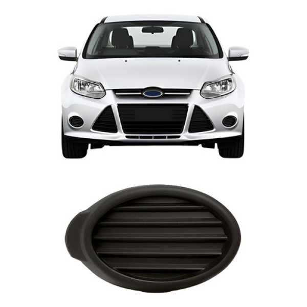 Moldura Farol Milha Focus 2014 2015 Sem Furo