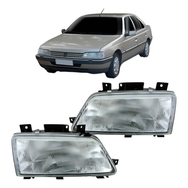 Par Farol Peugeot 405 1994 1995 1996 1997 Foco Simples