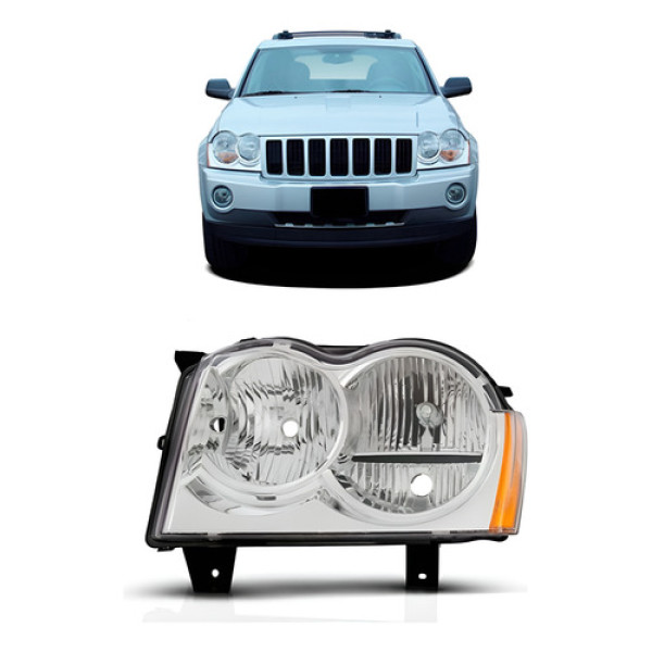 Farol Jeep Grand Cherokee 2005 2006 2007 Tyc
