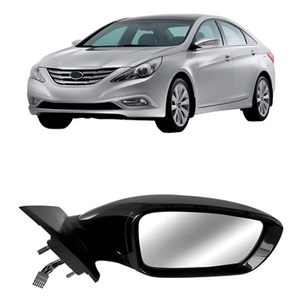 Retrovisor Elétrico Retrátil C/ Pisca Sonata 2011 A 2014