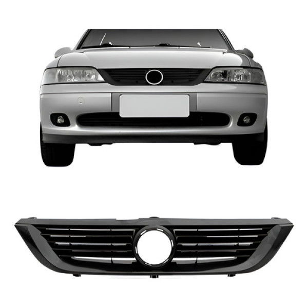 Tela Radiador Vectra 97/04 Primer Encaixe Emblema 5 Furos