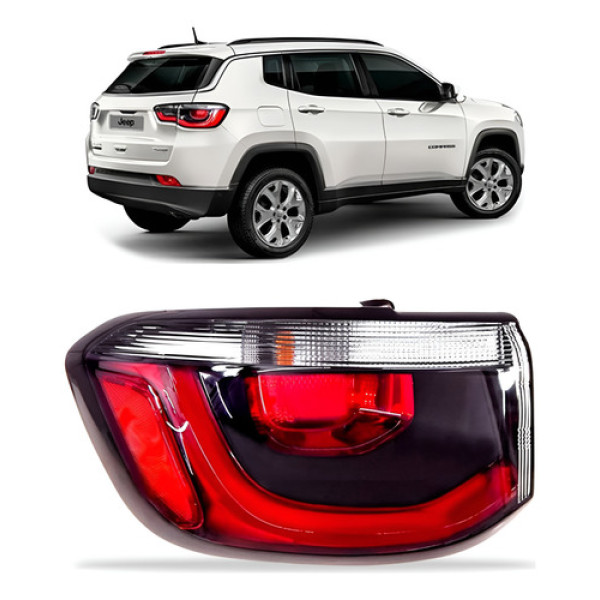 Lanterna Traseira Canto C/ Led Compass 2017 A 2021