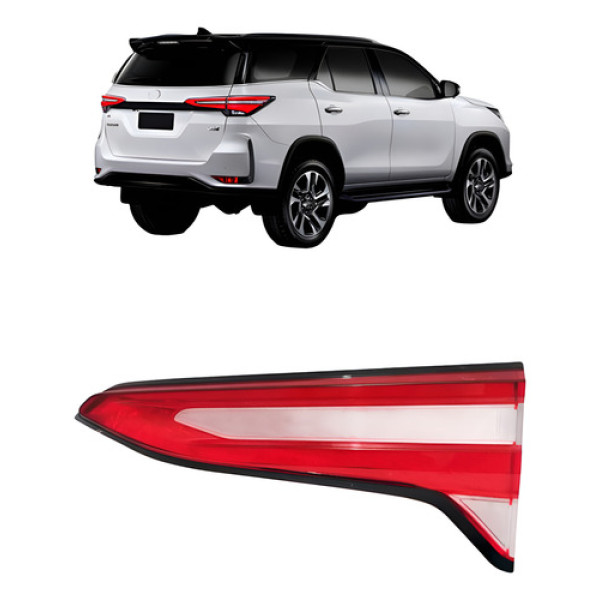 Lente Lanterna Para Toyota Hilux Sw4 2021 Até 2024 Mala