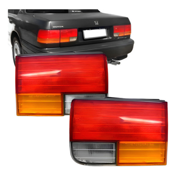Lanterna Traseira Para Honda Accord 92 1993 Sedan Tampa Mala