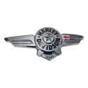 Emblema Tanque Dir Harley Davidson Fat Boy 107 Detalhe 56147 Prateado