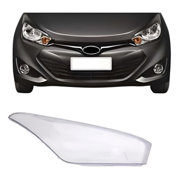 Lente Farol Hyundai Hb20 2013 2014 15 16 17 18 2019 Direito Direito/passageiro