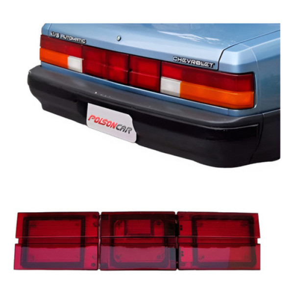 Extensão De Lanterna Opala 1988 1989 1990 1991 1992 Rubi