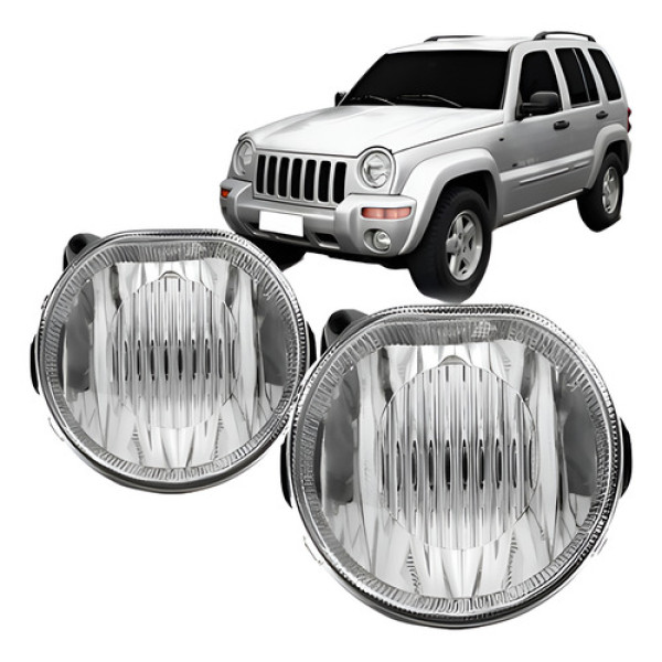 Par Farol Milha Auxiliar Cherokee Sport 2002 A 2003