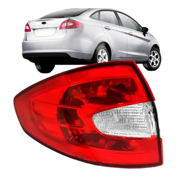 Lanterna Traseira New Fiesta Sedan Mexicano 2011 2012 2013