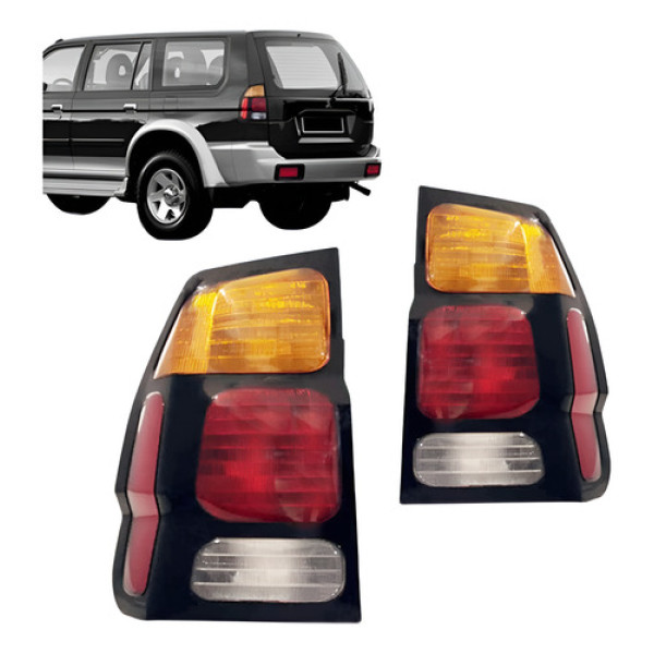 Lanterna Traseira Pajero Sport 2000 01 02 03 A 2005 Tricolor