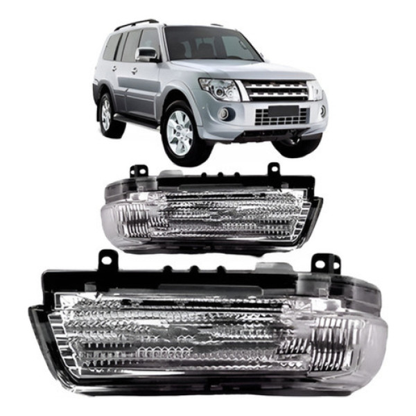 Par Pisca Retrovisor Mitsubishi Pajero Full 2008 2009 2010 2