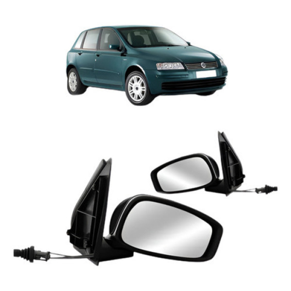 Par Retrovisor Stilo 2003 2004 2005 2006 2007  Com Controle