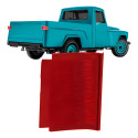 Lente Da Lanterna Traseira Rural F-75 1960/1979 Tampa Oferta