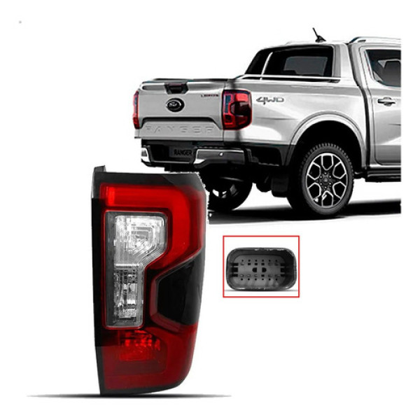 Lanterna Traseira Ranger 2023 2024 2025 Full Led Direito