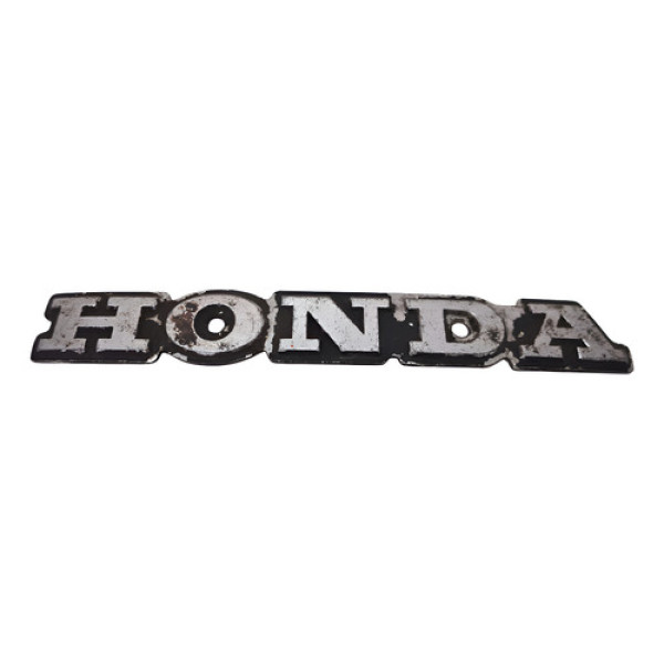 Emblema Tanque Esq Honda Cb 400 Original Detalhes 54393 Prateado