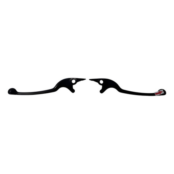 Par Manete Freio Yamaha N Max 160 17/23 Orig Ralado 54186 Preto