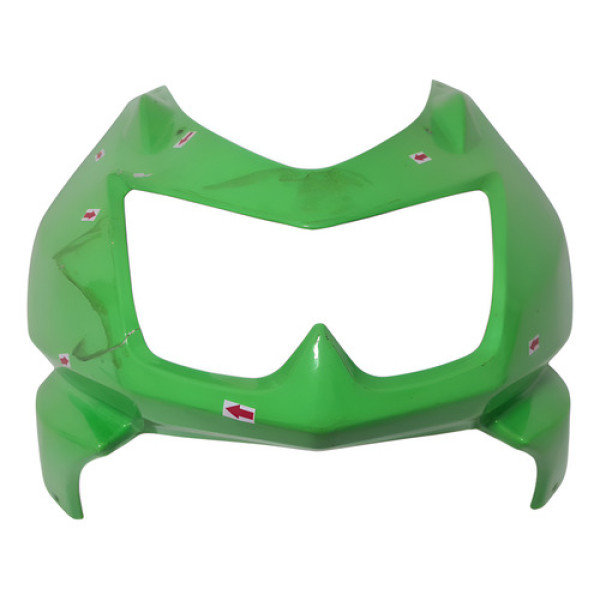 Carenagem Frontal Farol Kawasaki Ninja 250 Trincada 55261 Verde-limão