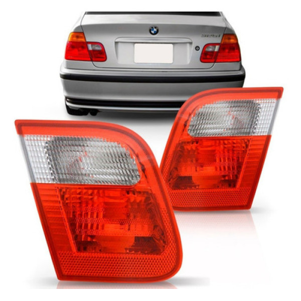 Lanterna Traseira Bmw Serie 3 1999 2000 2001 Tampa Mala
