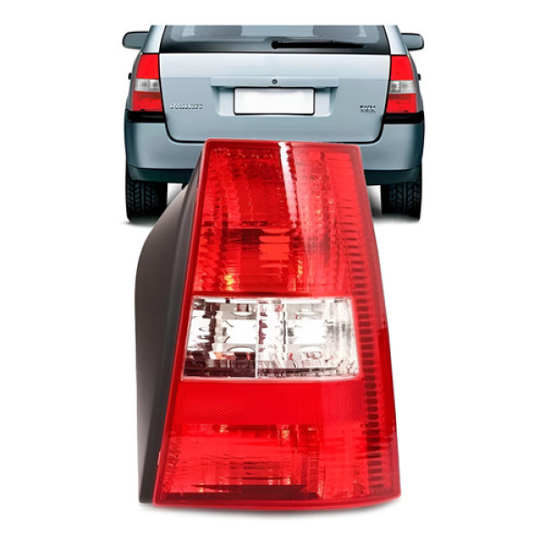 Sinaleira Traseira Parati G3 1999 2000 01 2002 Bicolor Fase