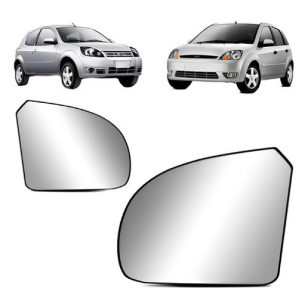 Par Lente Retrovisor Fiesta 2003 A 2014 Ford Ka 2008 A 2012
