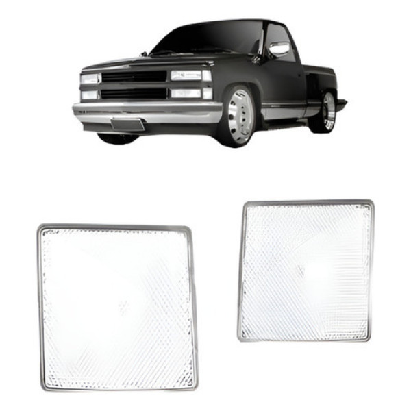 Jogo Pisca Seta Silverado 1997 98 99 00 01 02 2003 Cristal