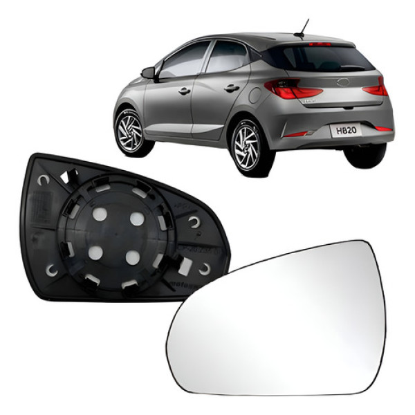 Par Lente Subconjunto Retrovisor Hb20 2020 A 2022