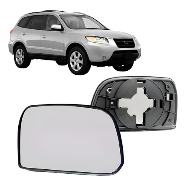 Lente Retrovisor Tucson 2006 A 2014 Sem Aquecedor.