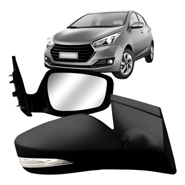 Par Retrovisor Hb20 2012 13 14 15 2016 Eletrico Com Pisca