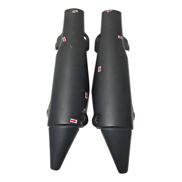 Par Protetor Escapamento Yamaha Xt 660 12/18 Detalhe 54150 Cinza-escuro