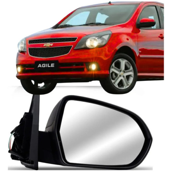 Retrovisor Agile 2009\\2014 Montana 2011\\21 Elétrico Direito