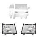 Farol Mercedes Mb 180 1991 1992 1993 1994 1995 Cromado