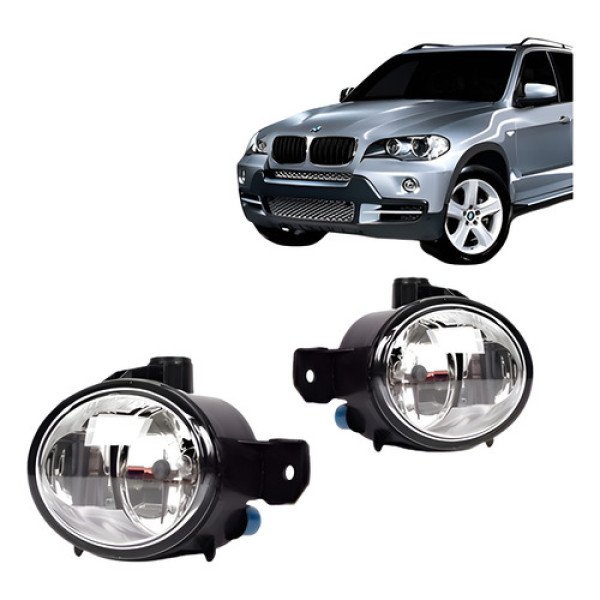Par Farol Milha Auxiliar Bmw X5 Ano 2007 2008 2009 2010