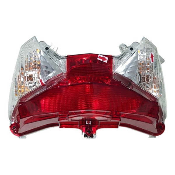 Lanterna Traseira Honda Elite 125 25/25 Orig Avarias 54829 Ambos Lados Vermelho