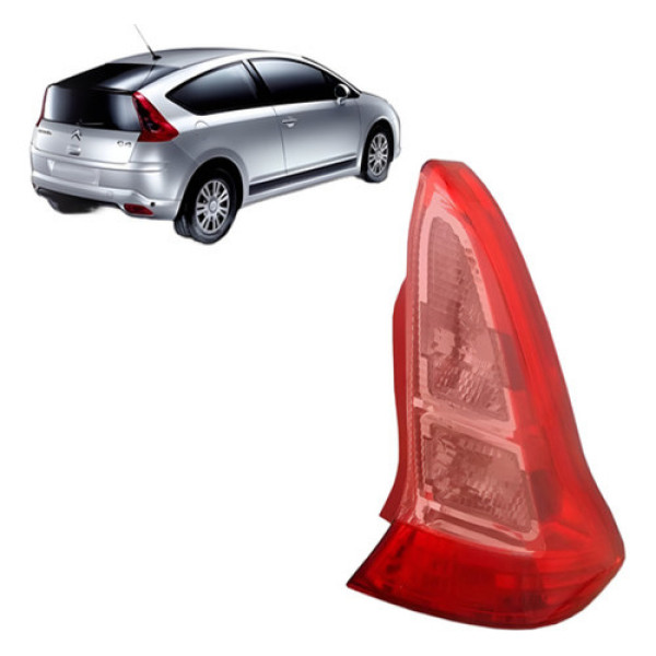 Lanterna Traseira C4 2006 A 2007 Sport Vtr Vermelha/rosa