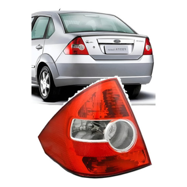 Lanterna Traseira Ford Fiesta Sedan 2003 A 2010 Lado