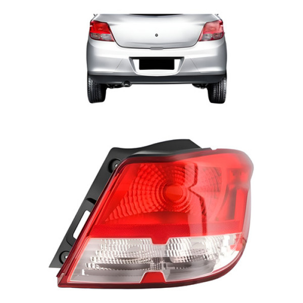 Lanterna Traseira Chevrolet Onix 2012 13 14 15 2016 Bicolor