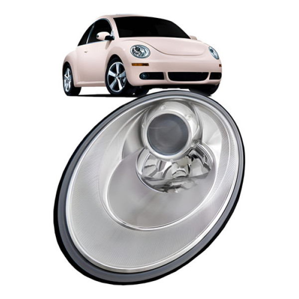 Farol New Beetle 2007 2008 2009 2010 2011 Tyc Esquerdo/motorista