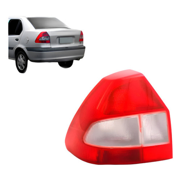 Lanterna Traseira Fiesta Sedan 2001 2002 2003 Bicolor