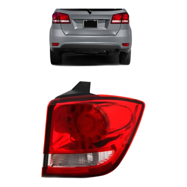 Lanterna Traseira Journey 2010 A 2015 Bicolor Com Led