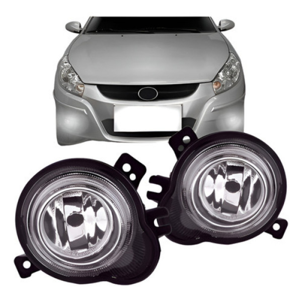 Par Farol Milha Jac J3 2010 2011 2012 2013 Hatch Sedan
