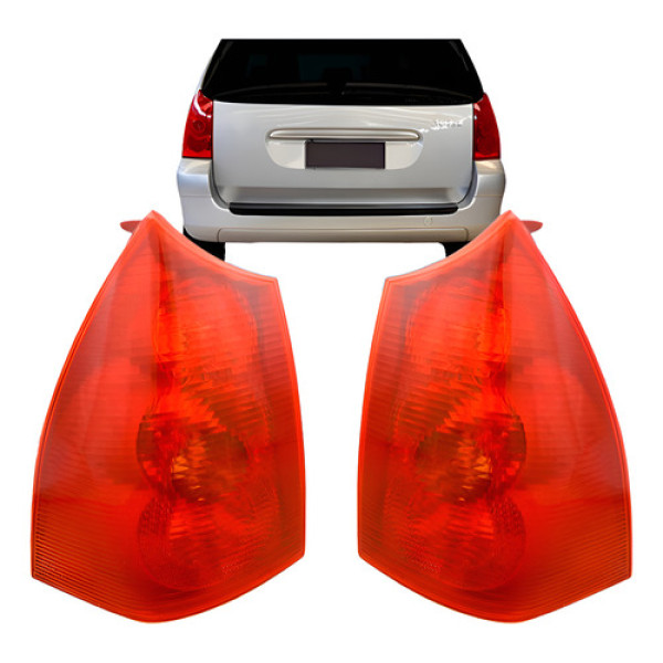 Jogo Sinaleira Traseira Peugeot 307 Sw 2002 2003 2004 05 200 Ambos Lados Vermelho