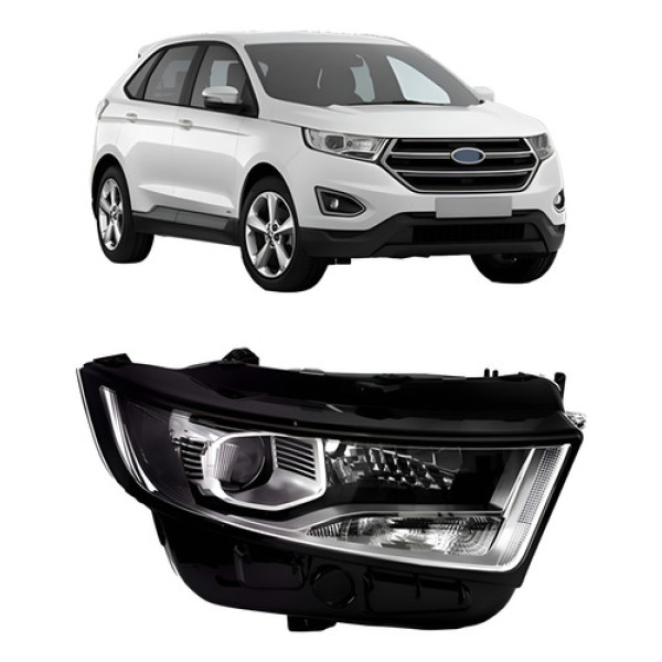 Farol Edge Elétrico Com Motor Com Projetor 2016 2017 Direito/passageiro